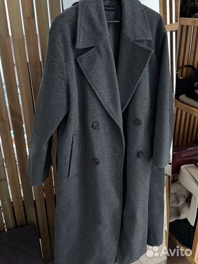 Пальто двубортное zara