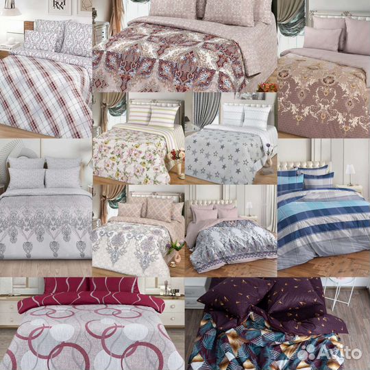 Ткани постельные бязь поплин перкаль сатин