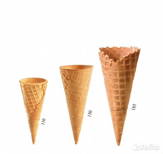 Вафельные рожки