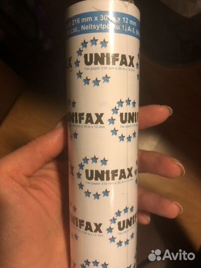 Бумага - ролик для факса, пр.Финляндия