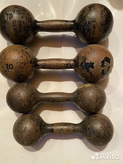 Гантели СССР 6 кг