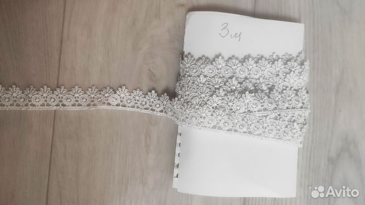 Тесьма кружево хлопок