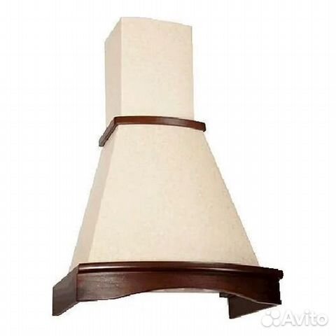 Вытяжка каминная Elikor Ротонда 60П-650-П3Л бежевы