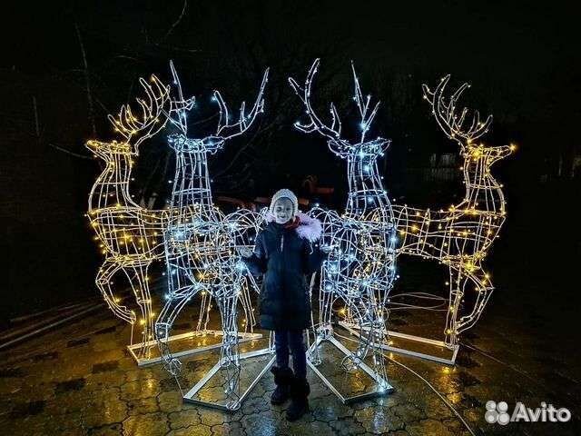 Новогодний олень из проволоки