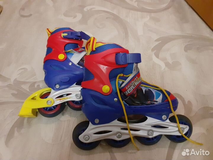 Роликовые коньки детские раздвижные р.34-37