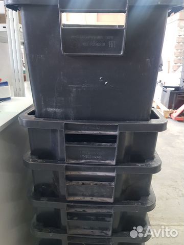 Пластиковые ящики для хранения бу