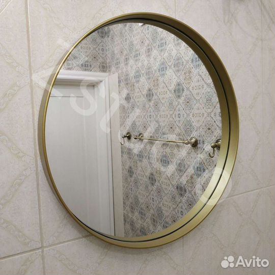 Зеркало круглое Gold