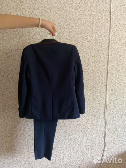 Школьный костюм для мальчика 134 синий