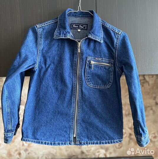 Джинсовая рубашка детская