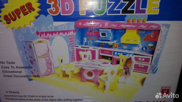 3D пазлы-конструктор