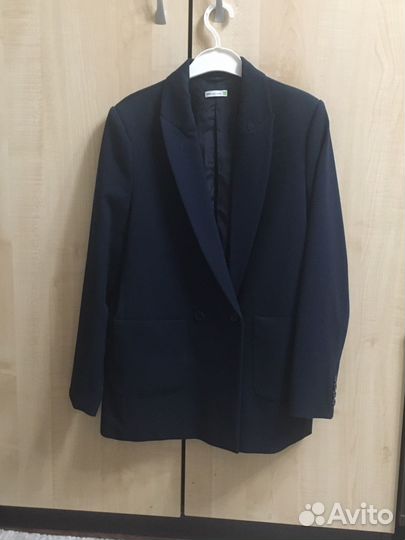 Пиджак школьный оверсайз для девочки 152