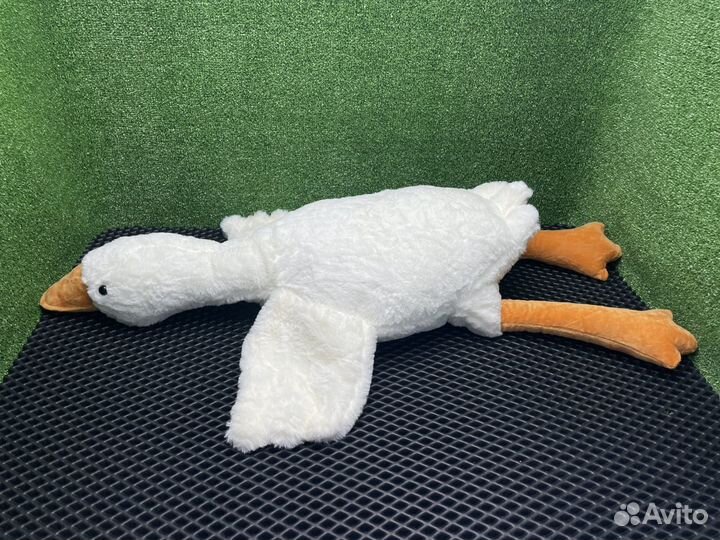 Плюшевая мягкая игрушка утка гусь подушка утя