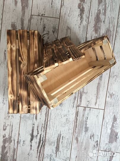 Деревянные ящички