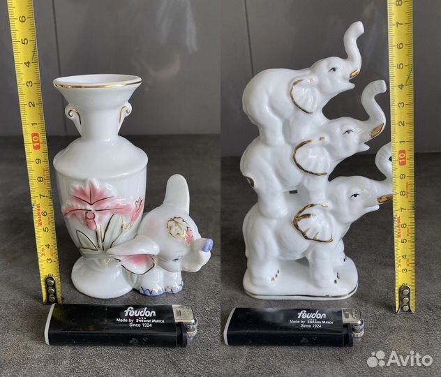 Статуэтки слонов, керамика, слоники сувенир
