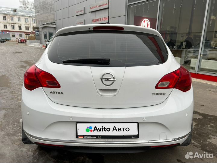 Opel Astra 1.4 AT, 2013, 153 000 км