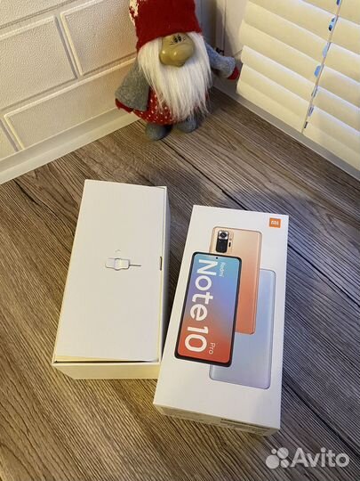 Коробка от ridmi note 10 pro
