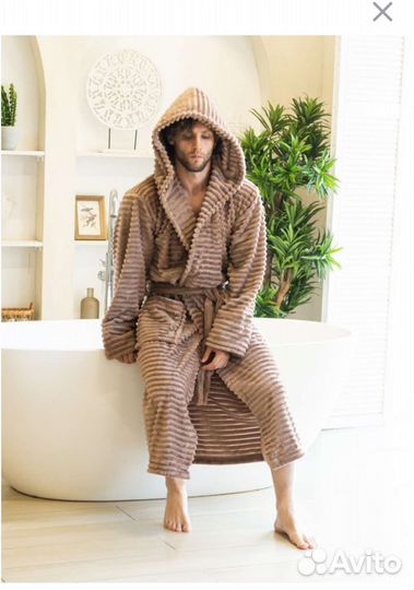 Мужской халат премиального качества (в упаковке)