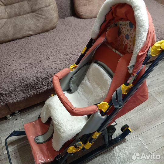 Детские санки коляска