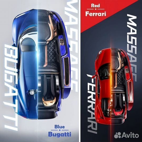 Массажное кресло teamor Шиацу синий