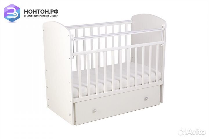 Кроватка детская Фея 750 белая