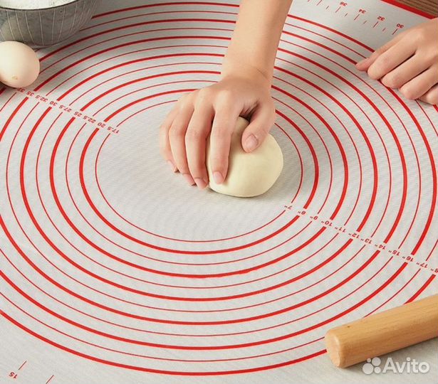 Коврик силиконовый для раскатки теста 40