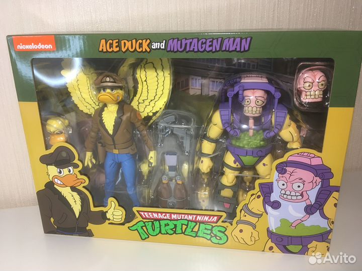 Фигурки Ace Duck and Mutagen Man (neca)