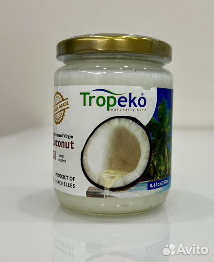 Кокосовое масло с Сейшельских островов