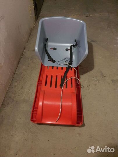 Санки снежная звезда со спинкой