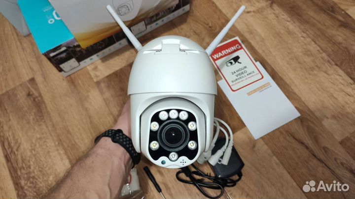 Камера видеонаблюдения уличная поворотная wifi 4G