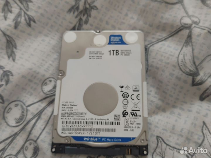 Жесткий диск для ноутбука 1tb