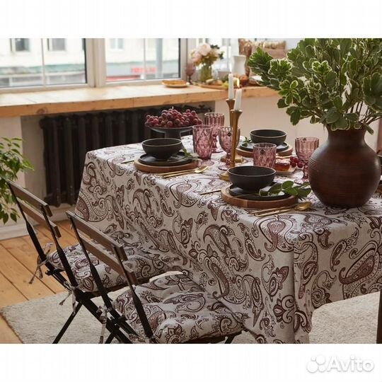Скатерть 'Этель' Восточные узоры 149х180 см, 100 х