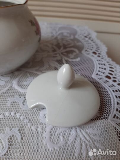 Сахарница Фарфор ГДР Кахла