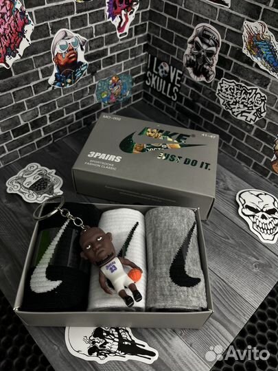 Мужские носки nike подарочный набор