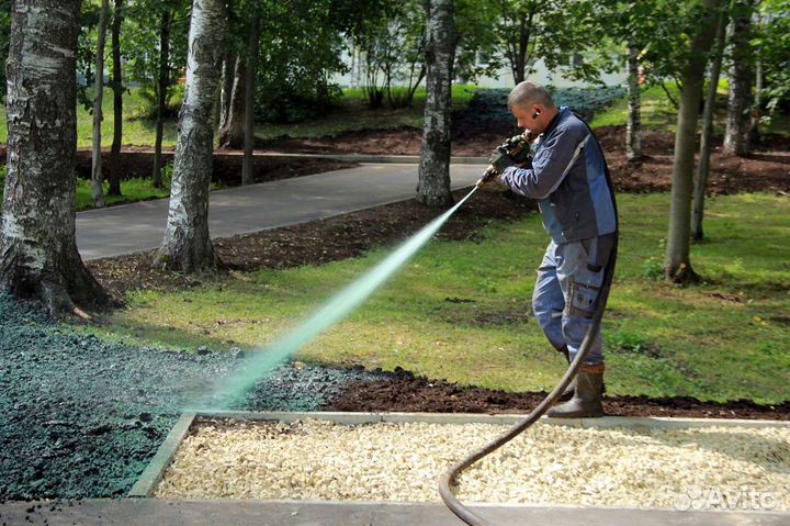 Гидропосев газона