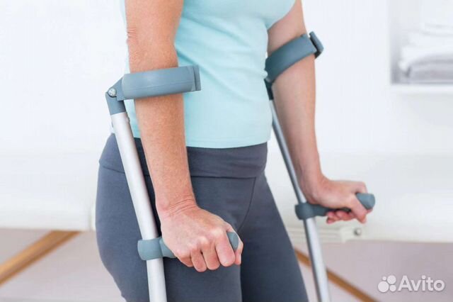 Аренда, прокат. Костыли локтевые, медицинские 2ед