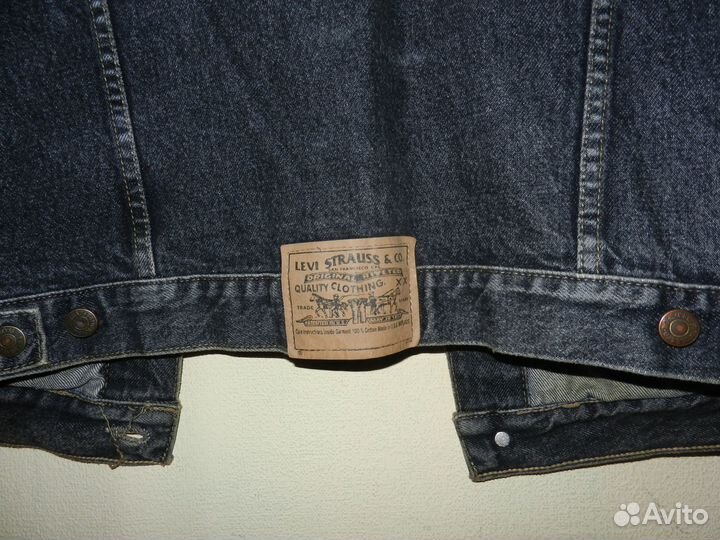 Джинсовая куртка levis винтаж 54 р-р