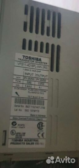 Частотный преобразователь Toshiba