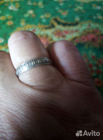 Серебряное кольцо СССР винтаж