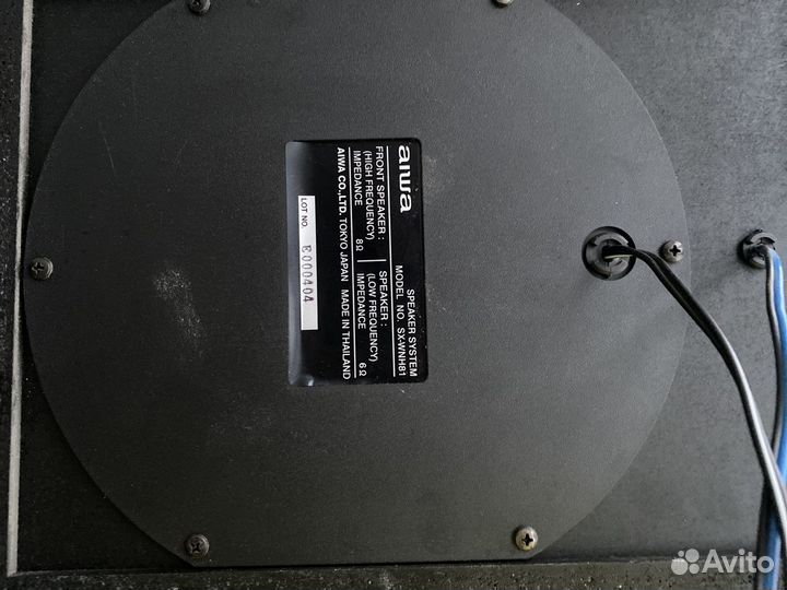 Трехполосная акустика Aiwa колонки