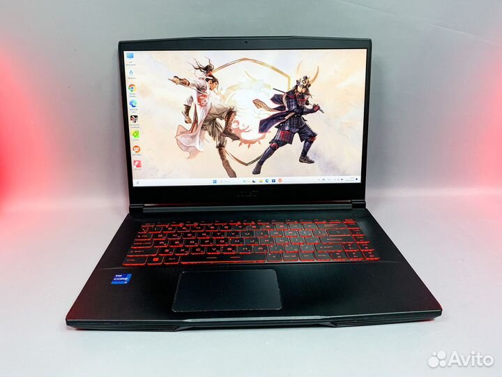Игровой ноутбук MSI Core i7-11800H/RTX 3050Ti/16Gb