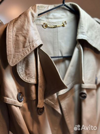 Кожаный плащ женский натуральная кожа