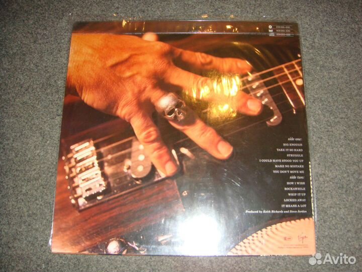 Keith Richards Talk Is Cheap LP 1988 (ex Rolling S