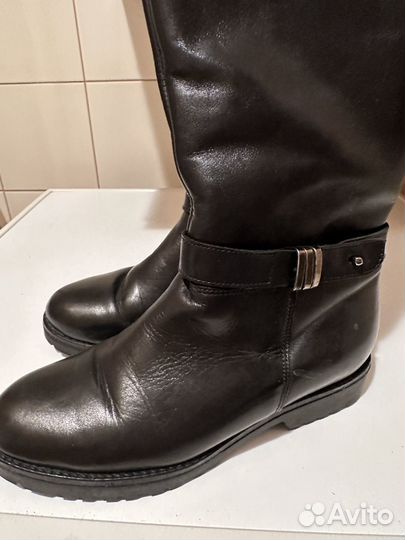 Сапоги женские натуральная кожа зима