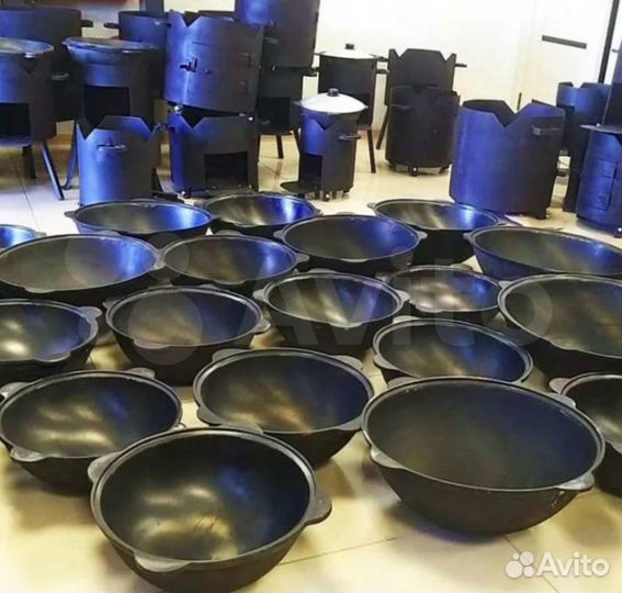 Печи для казанов и готовые наборы 