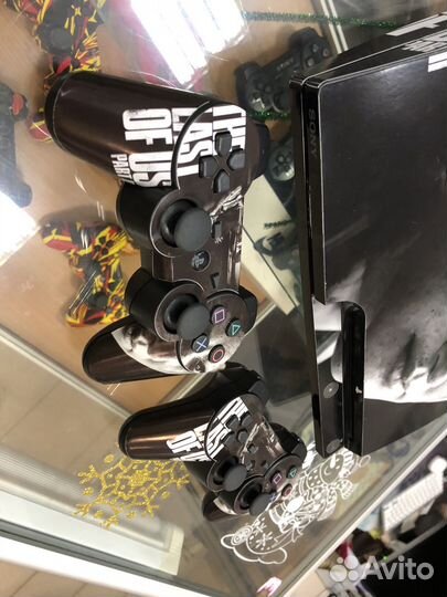 Ps3 Slim 500gb и 70 игр. Полный комплект