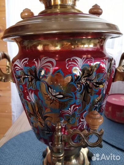 Самовар электрический расписной 3 литра
