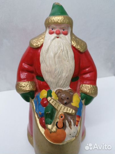 Дед Мороз пресс-опилки Ленигрушка красный кафтан