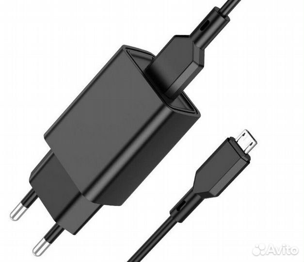 Сетевое зарядное устройство Borofone BA68A +Micro