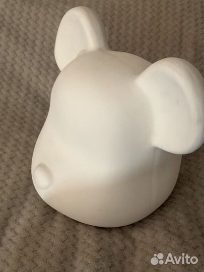 Гипсовая голова медведя/микки мауса