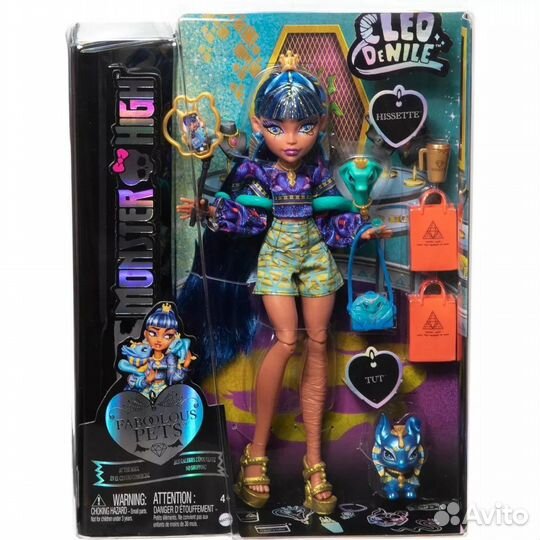 Монстер Хай Faboolous Pets Клео Де Нил